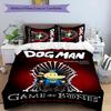 3pcs Dog man pattern bedding set duvet cover set includes duvet cover &pillowcases, perfect all season bedroom decoration & gift