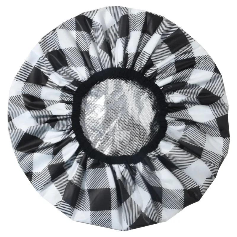 1PC Self-heating Tin Foil Hat Thickened Heating Steam Shower Caps Hair Mask Cap Portable Hair Salon Smooth Hair Oil Baking Cap