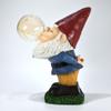 Gnome with Red Hat Dwarf Figure Statue Solar Light Christmas Ornaments Garden Decorations