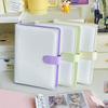 Macaron Color A5 Magnetic Ins Card Album Po Collect Cover Large Capacity Binder Pocards Kpop Idol Cards Storage Stationery