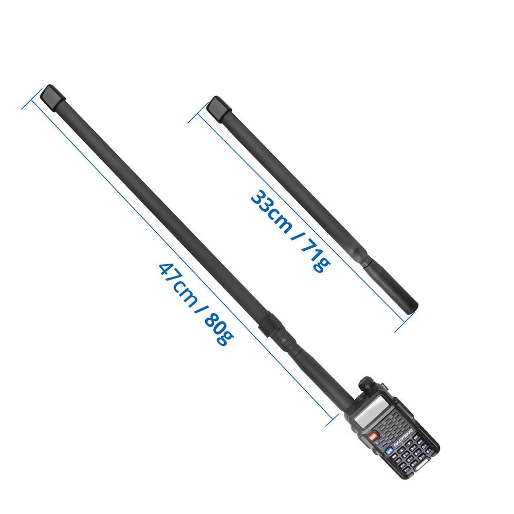 Dual Band SMA-Female VHF UHF 144/430Mhz Baofeng UV-5R For Walkie Talkie UV-82 UV5R Antenna