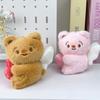 Creative Rope Pull Style Angel Bear Doll Plush Pendant Cartoon Three-dimensional Bear Doll Bag Hanging Toy