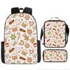 Pixel Halloween Student School Bag Cartoon School Bag Children's Backpack Anime Backpack Satchel