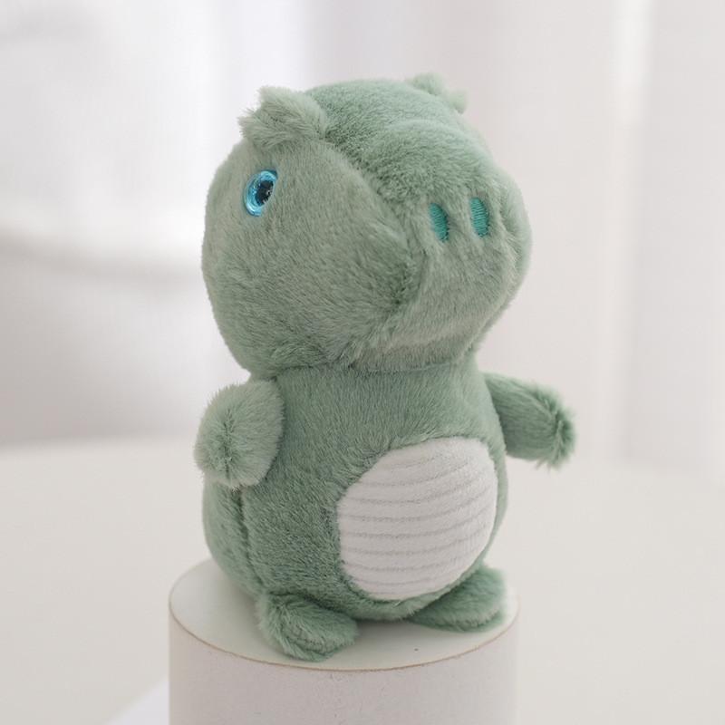 Colorful Plush Dinosaur Toy Sweet Keychain Bag Charm Adorable Stuffed Animal
