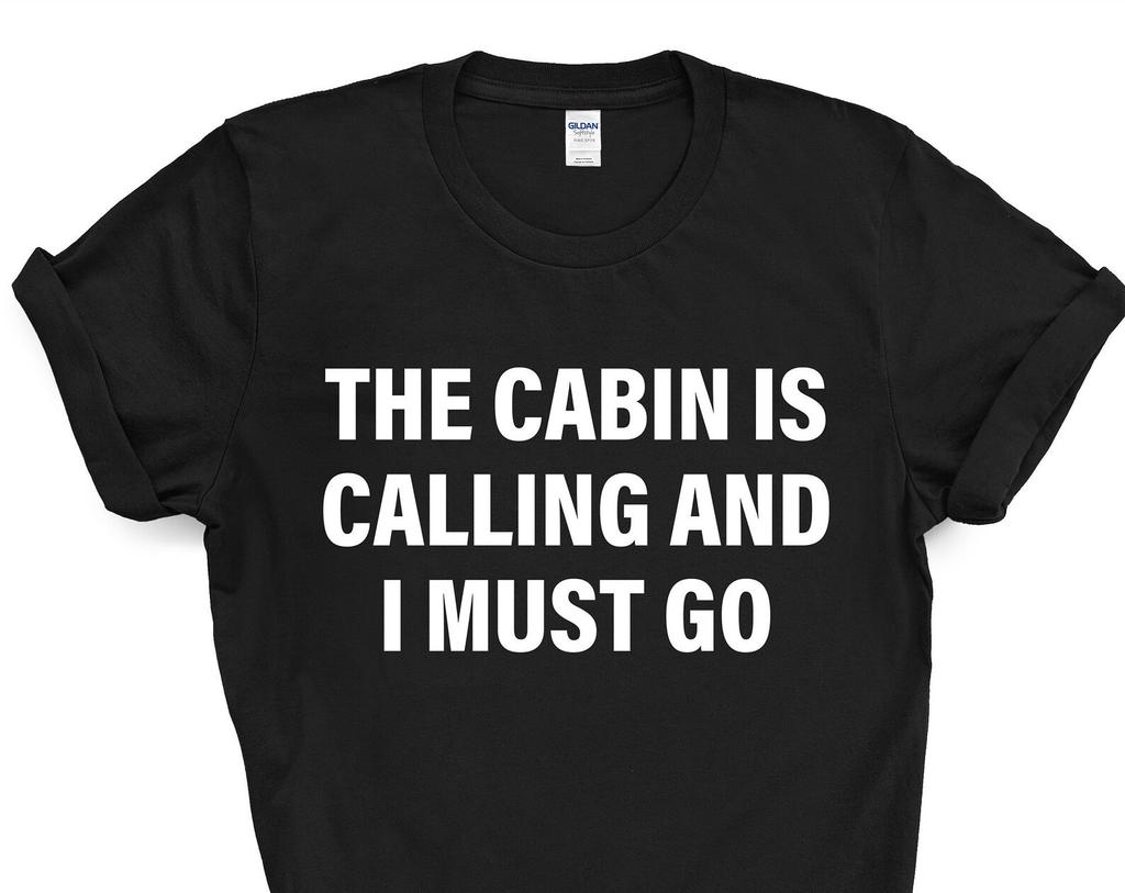 Cabin Calling T-Shirt: Soft Touch Cotton Blend Tee