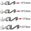 AHO1 2Pcs Car Front Head Hood Bonnet Emblem Rear Trunk Logo Stickers KIA K9 Sportage Niro K5 Carnival EV6 EV9 EV3 K8 Stinger