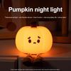 Adorable Pumpkin Night Light Dimmable Soft Warm Glow Eye-Friendly Silicone Bedside Touch