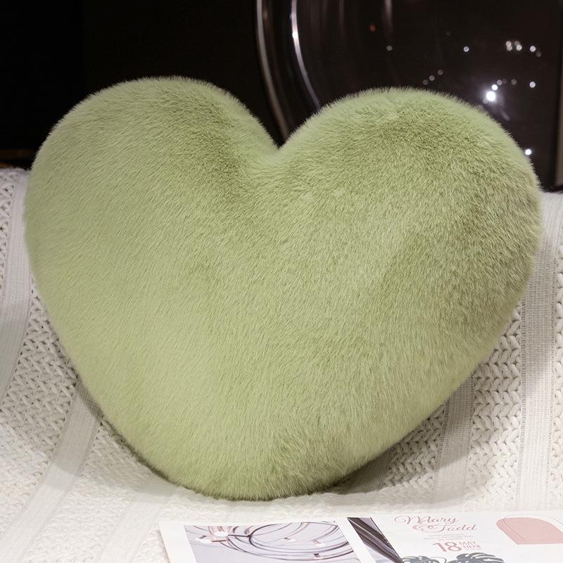 Small Fresh Love Throw Pillow Plush Toy Heart-Shaped Doll Home Living Room Pillow Girls Bag Keychain Pendant