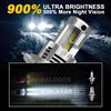 Latest H4 Light Bulbs,Super Bright Upgraded 900% 50000LM Brightness,1:1 Halogen Mini Size, 10-Year Lifespan, Plug And Play, H4/9003 Fog Bulbs,Pack Of