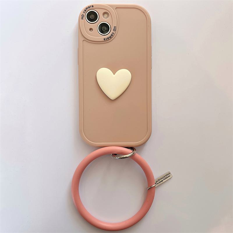 Мягкий силиконовый чехол с матовым покрытием и кольцом для руки для Apple 13Promax, 11, 12 и 8plus.