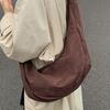 Оптом 2025 ретро сумка-пельмень кроссбоди сумка на плечо унисекс для студентов большая вместительная сумка