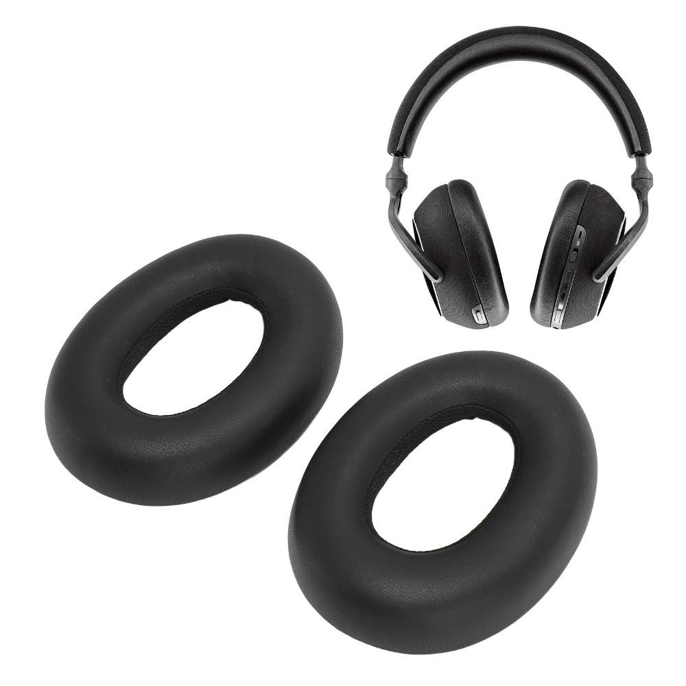 2PCS Leather Noise Isolation Ear Cushions for Bowers Wilkins Px7 Wireless Bluetooth Headphones