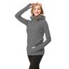 Winter Women Pregnant's Women's Breastfeeding  Long Sleeves Clothes Hooded Sweater Nursing Maternity's Solid Color Clothes
