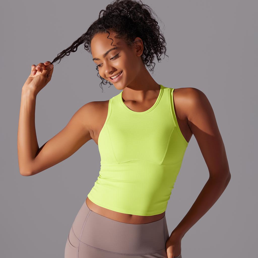 Nessaj Женские спортивные майки без рукавов для тренажерного зала и фитнеса, уличная одежда, повседневный жилет для бега