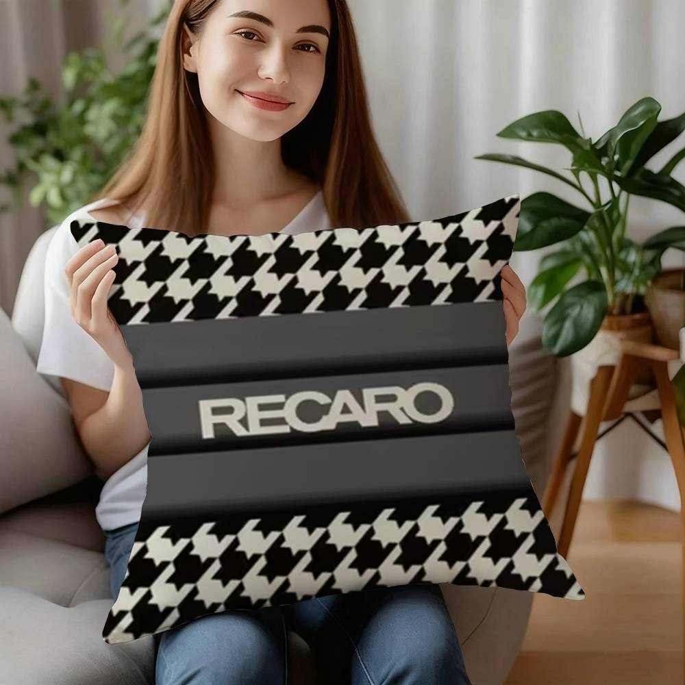 Классические R-Recaro Наволочка Плюшевая Ткань Мягкая Наволочка Двусторонний Принт Чехол для Подушки Домашние Подарки