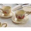 European Flower Coffee Cup Plate Two Piece Set Classic Afternoon Tea Coffee Cup Ceramic Water Cup Mug Milk Cup