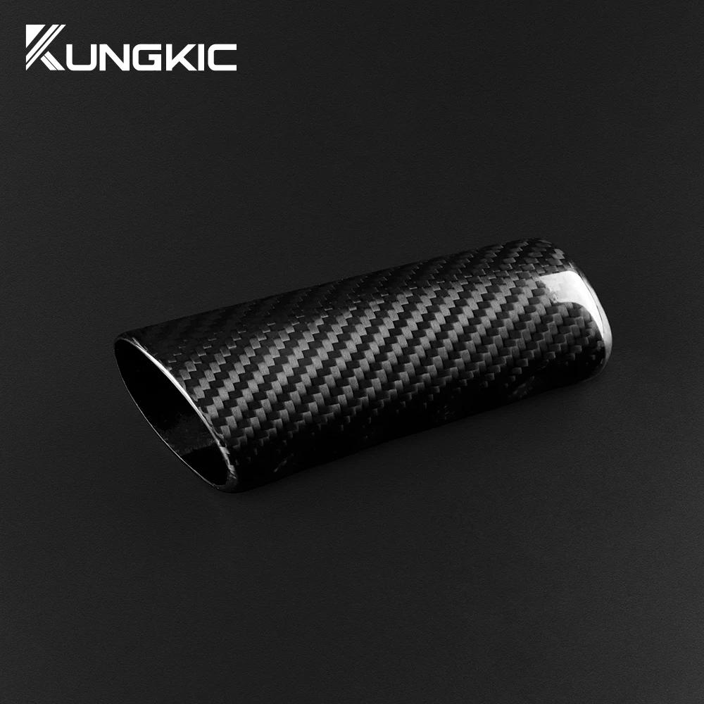 Real Carbon Fiber Handbrake Cover Trim for Abarth 595 695 2012-2023 Interior Moulding Accessories