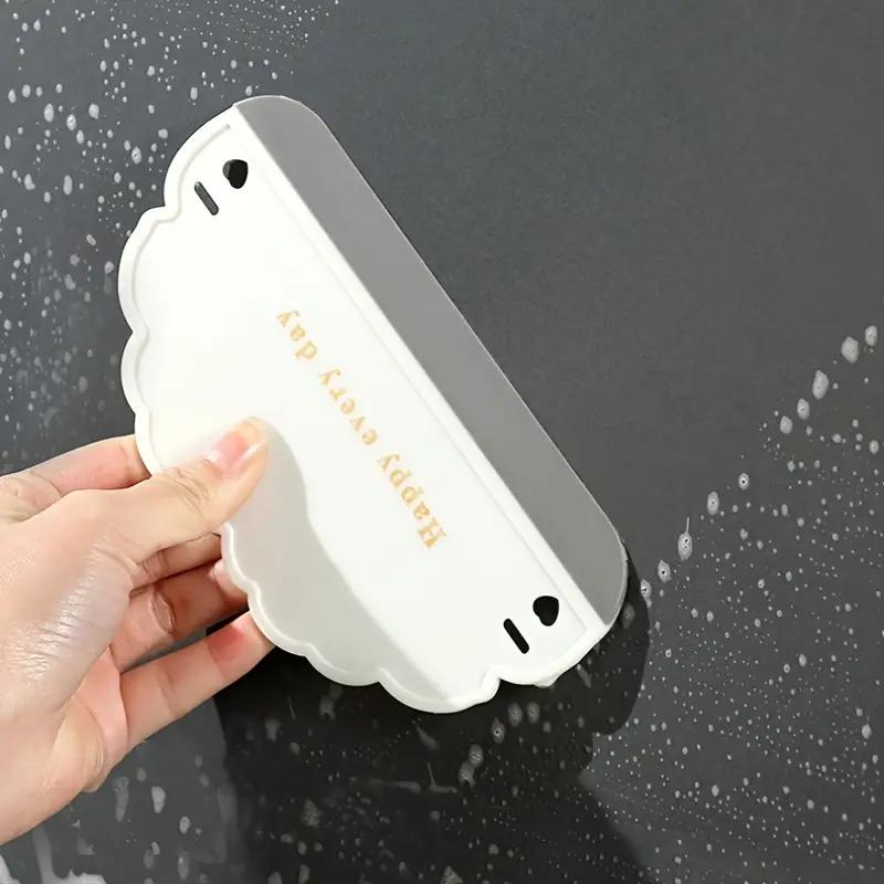 Мини-скребок для ванной Happy Every Day - силиконовое лезвие для очистки бесшовного стекла, плитки, столешниц и зеркал