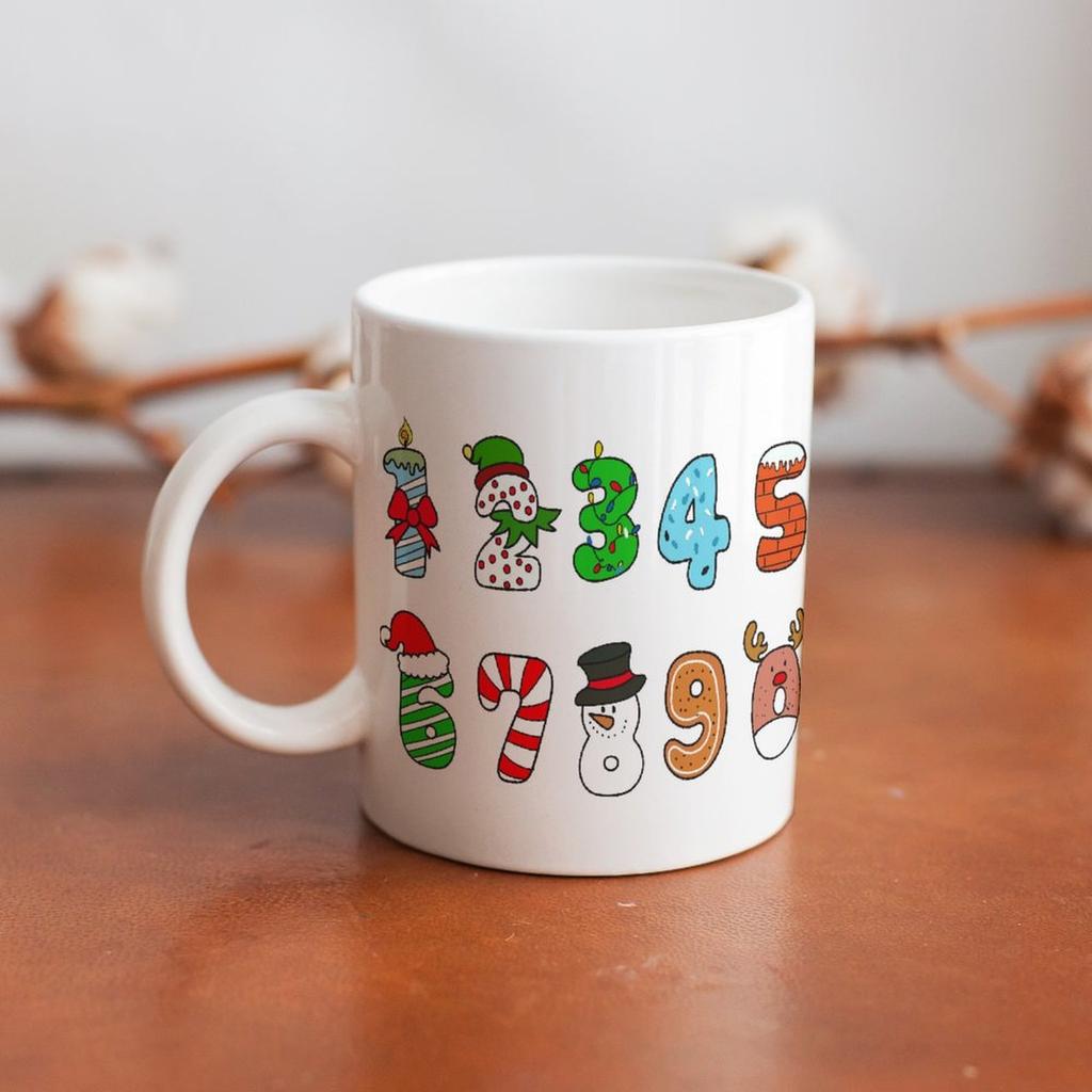 1 шт. 11 унций белая кружка с двусторонним принтом, идеально подходит для дома, офиса, времени питья и отличный выбор в качестве подарка на праздники, дни рождения и мероприятия