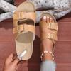 Женские тапочки 2024 Лето Мягкая Пробковая Стелька Сандалии Женские Комфортные Пляжные Шлепанцы Шлепанцы Женские Zapatos De Mujer