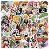 50 One Piece Graffiti Stickers Car Mobile Phone Suitcase Decoration Stickers Waterproof Creative Notebook Handbook Stickers