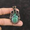 Ruby Fuchsite Pendant Copper Wire Wrapped Pendant Designer Jewelry Gemstone Pendant Handmade Copper Jewelry Gift For Wedding Ethnic Pendant
