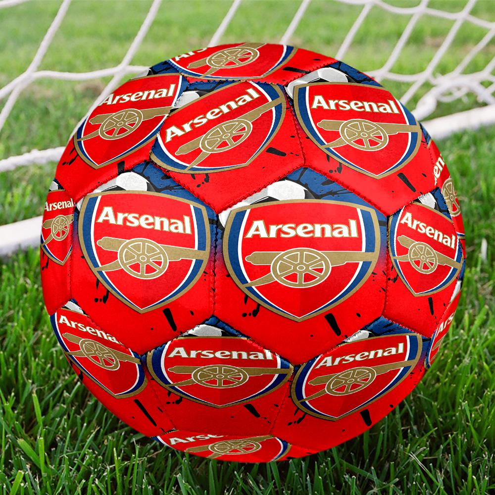 Футбольный мяч Arsenal F.C. Размер 5, Стандартный мяч для матчей, спортивных игр и тренировок команды, Идеальный подарок для фанатов футбола