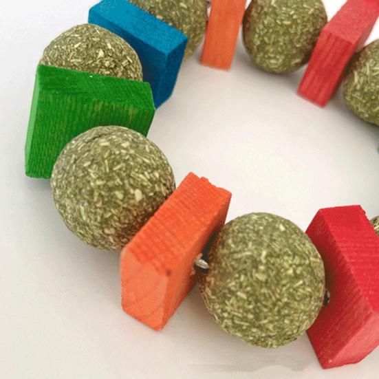 Натуральная игрушка для хомяка ручной работы, устойчивая к жеванию, уход за зубами, ароматная трава с ароматом кролика, морская свинка, шиншилла, игрушка для домашних животных