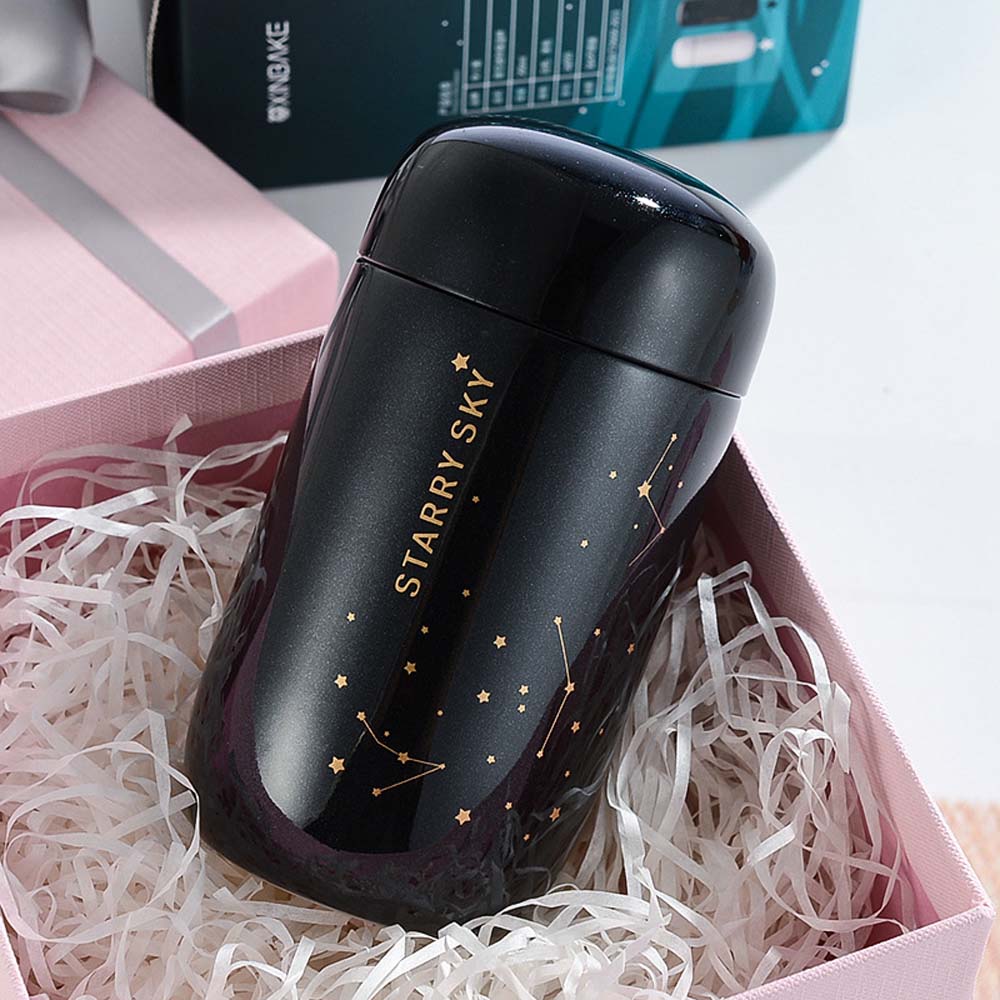 Стальная Герметичная Звездное Небо Дорожная Термокружка для Кофе Кружка-Термос Термос-Кружка Бутылка для Воды Термос