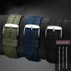 Classic For TISSOT PRX Watchband T137.407/T137.410 Super Player Series Nylon Canvas Watch Band Men Wrist Strap 26x12mm Convex End