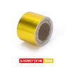 A Gold 2'' Thermal Exhaust Tape Air Intake Heat Insulation Shield Wrap Reflective Heat Barrier Self Adhesive Engine 2 Inch 5/10M