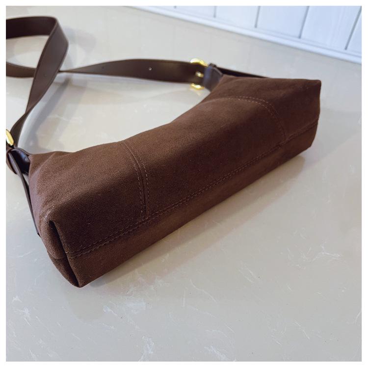 Женская ретро сумка кроссбоди большой вместимости - Новый текстурированный дизайн, Универсальная и повседневная ежедневная сумка под мышкой