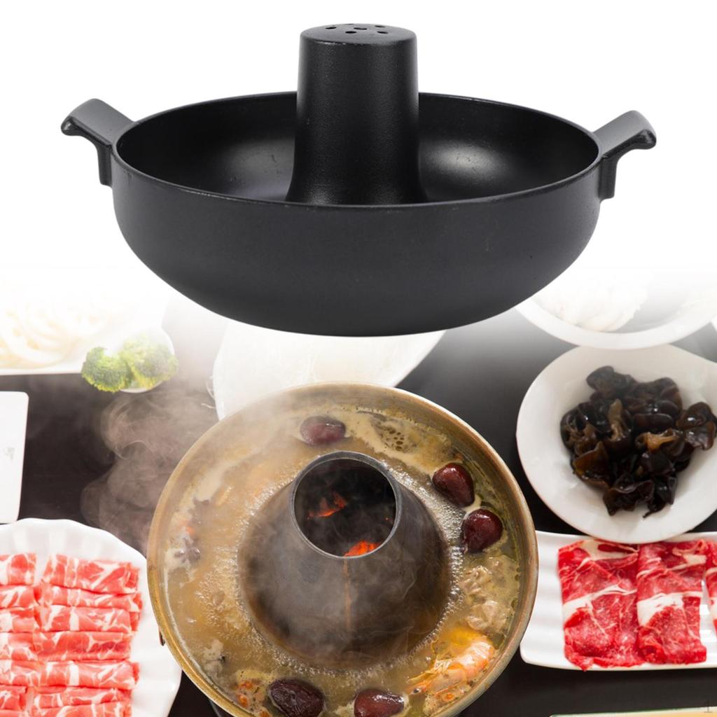 Beijing Lamb Hotpot Aluminum Elegant Thick Cooking Pot Chafing Dish