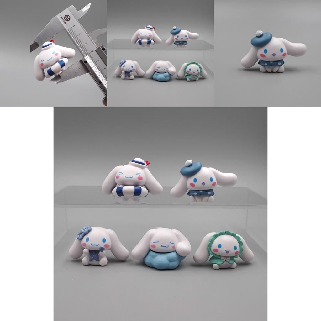 Милая фигурка Cinnamoroll Sanrio, игрушка-надувной круг, игровой набор для DIY украшения торта