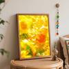 Disney digital oil painting Winnie Sunflower diy coloring handpainted handpainted filling home decoration gift for wall art decor home