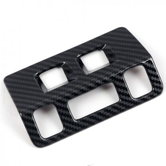 for Subaru WRX STi 2015- Carbon Fiber Interior Head Light Switch Cover Trim
