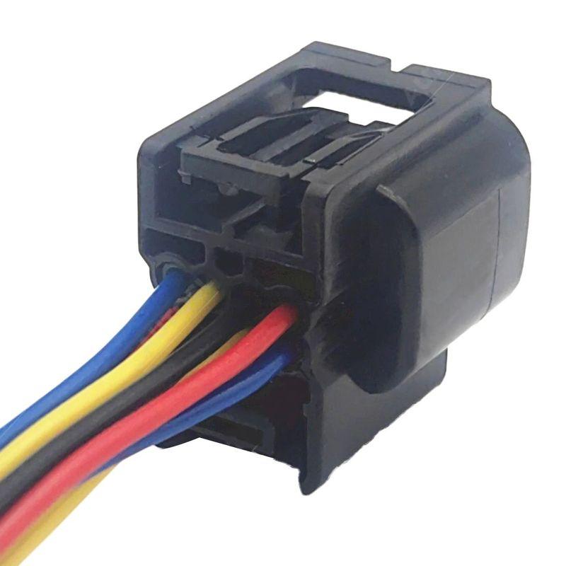 7283-2764 2Pcs Headlight Headlamp Connector Adapter Harness Cable Wire Wiring Plug Pigtail Fit for Honda CR-V 2017 2018-2022