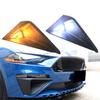 For Ford Mustang 18-2020 Daytime Running Lights Air Outlet Decorative Board Daytime Running Light White