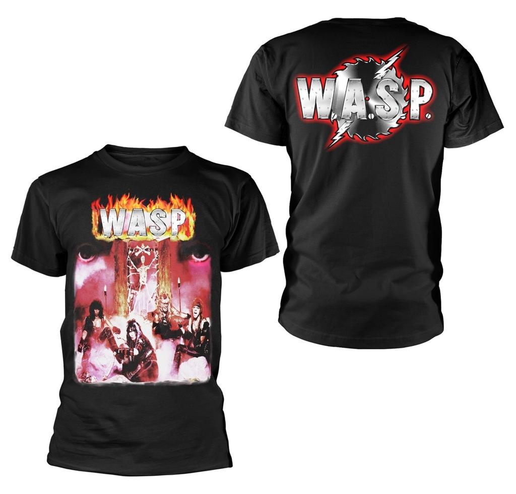 Authentic W.A.S.P. First Album Cover Logo T-Shirt S-3XL NEW