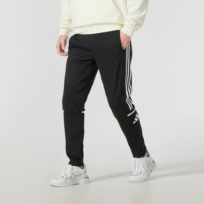 adidas Беговые удобные теплые спортивные повседневные брюки мужские черные JE2765