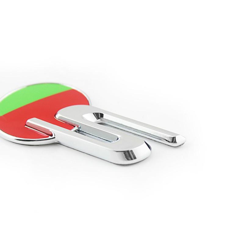 3D Metal Car Body Trunk S R R-SPORT Logo Insignia Trim Decor Sticker For Jag+uar F-PACE XJ E-PACE F-TYPE Car Tuning