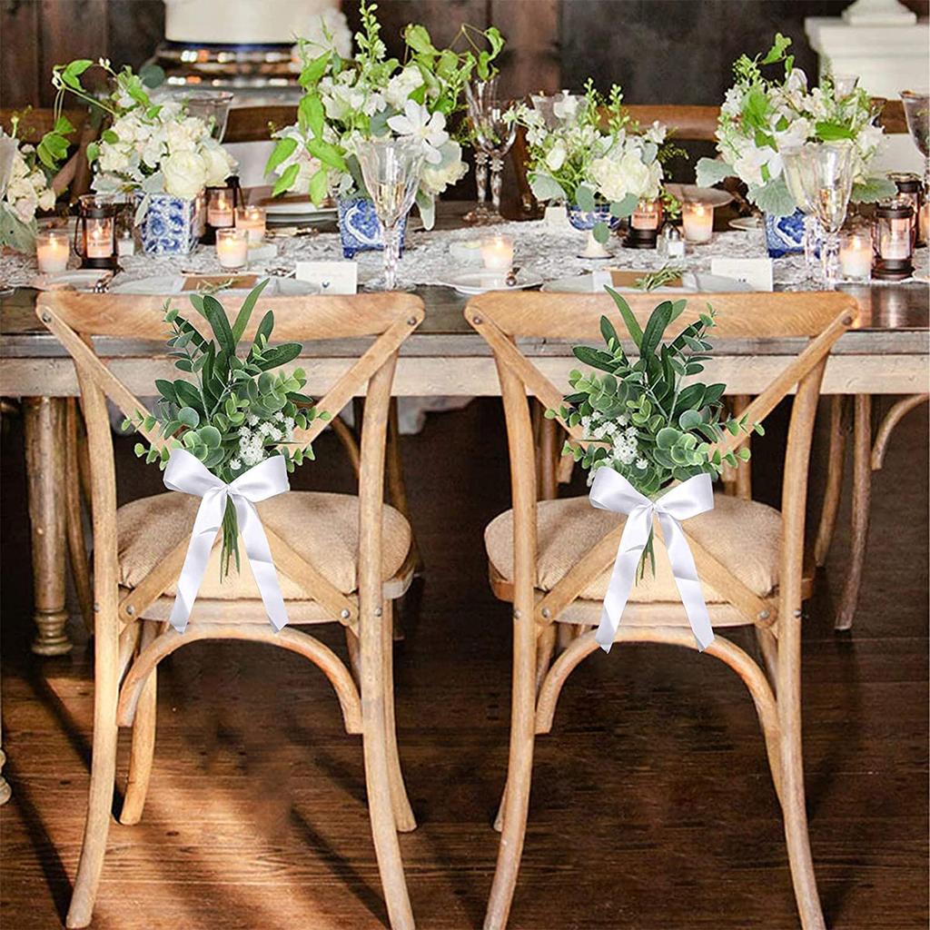 50 штук свадебных бантов для машины Декоративные банты Украшения для свадебной машины Подарки для стульев Свадебные букеты