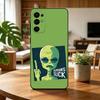 Funny Space UFO A-alien T-thing  Phone Case For Samsung S25,S24,S21,S22,S23,S30,Ultra,S20,Plus,Fe,Soft Silicone Black Cover