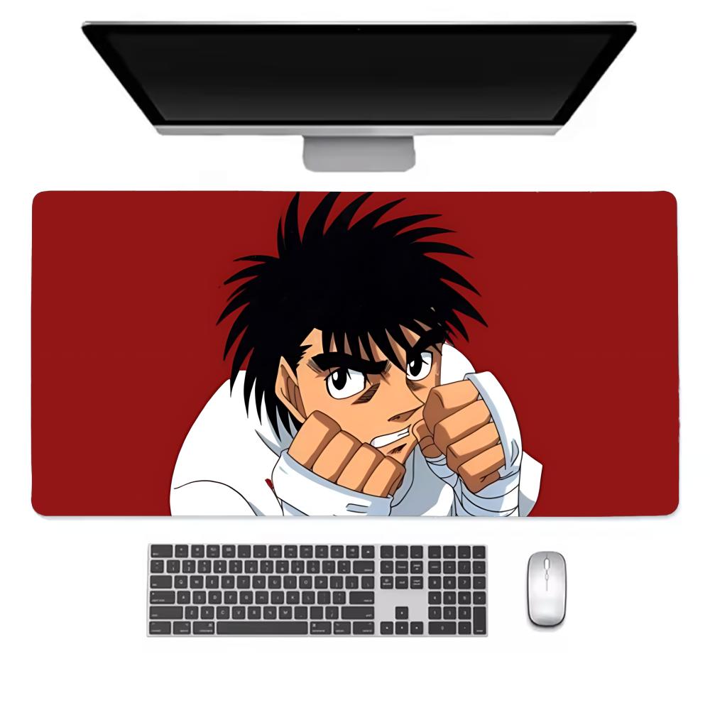 Anime H-Hajime No Ippo Mouse Pad Tapetes de Mesa Teclado, Borracha Kawai, Tapete de Mesa Antiderrapante, XXL90x40cm