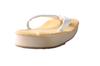 Setta Sponge Cushioned and Gentle On Yellow White M [Edoten] Sandals, Sole, Legs, Tatami,