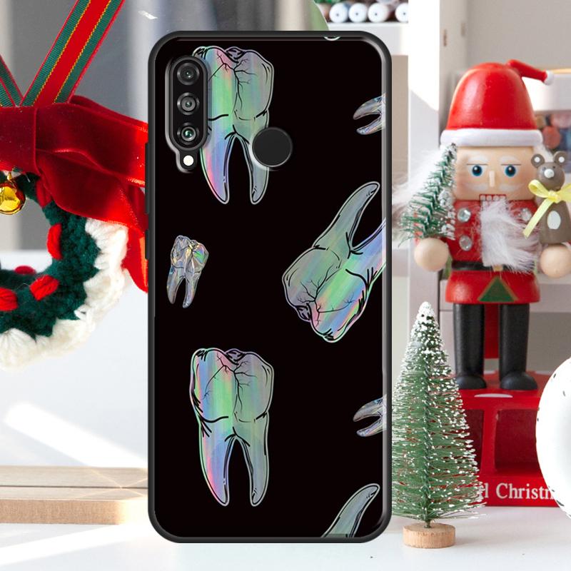 Dentist Tooth Pattern For Huawei Nova 5T 9 10 SE 7i 8i 11i 12i Y73 Y72 Y61 Y91 Y60 Y70 Y90 P20 P40 P30 Lite Case
