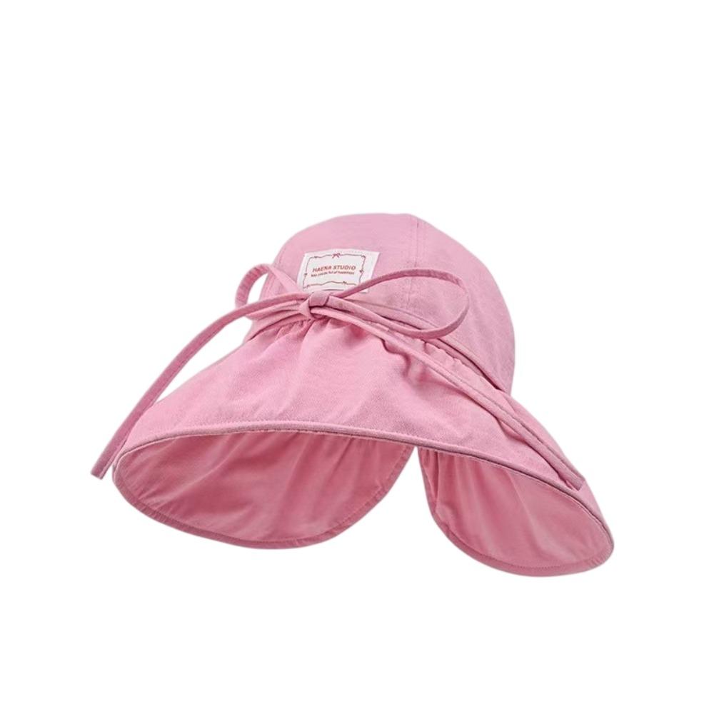 Dopamine Fisherman Hat with Drawstring Sun Protection Hat Summer Ladies Sun Hat  Outdoor