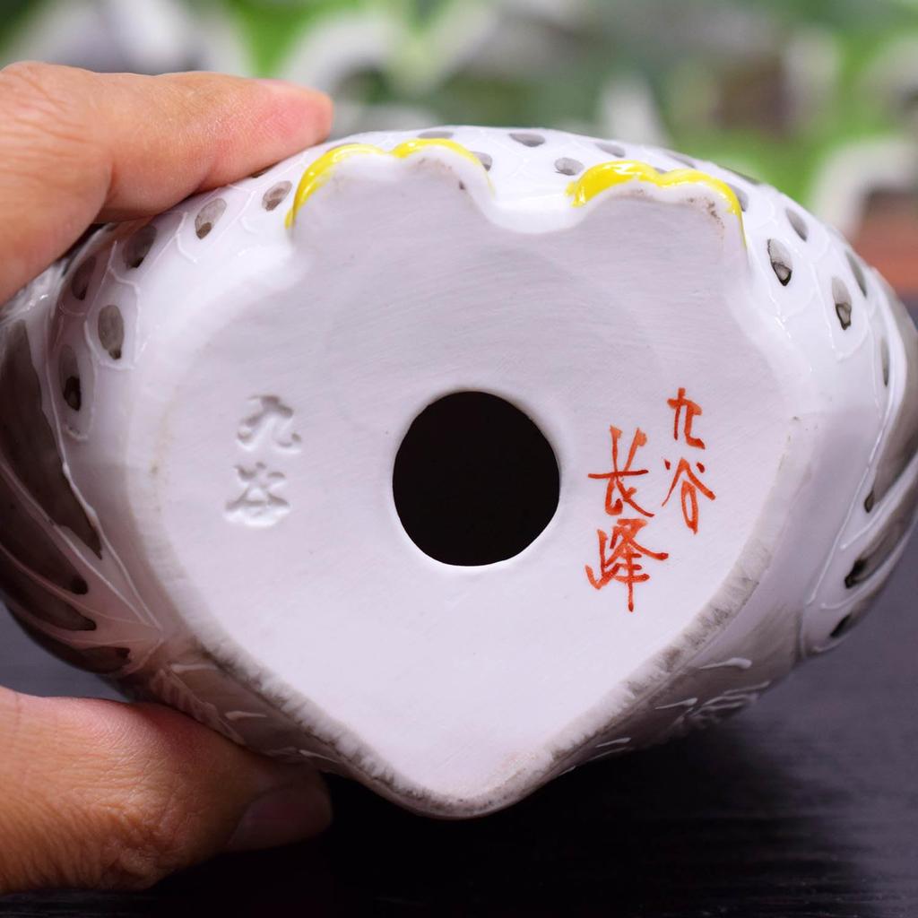 Сова Кутани фэн удачный подарок на день рождения статуэтка, керамика, изделия, сова, белый, черный, шуй, удача, талисман,