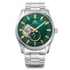 ORIENT Automatic Watch Contemporary Semi-skeleton Mechanical Automatic Domestic Manufacturer Warranty Open Heart RN-AR0008E Men's Green