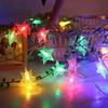 Теплые Цветные Огни для Рождественской Елки 80 светодиодов Световая Гирлянда Рождественские Огни Гирлянда для Нового Года